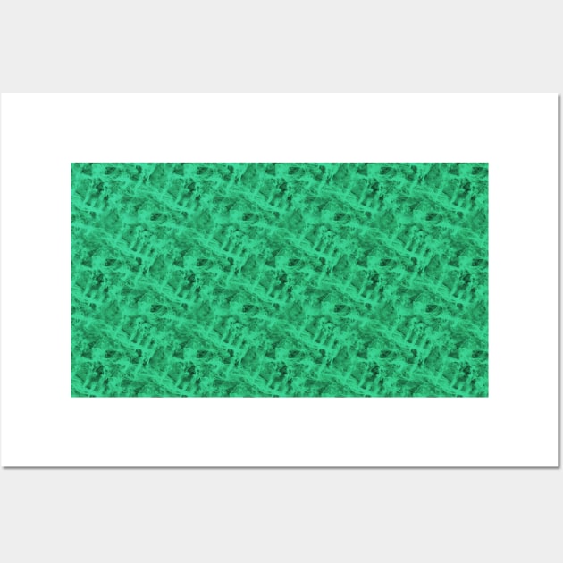 Green gray smoke - modern elegant pattern Wall Art by Hujer